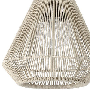 Indoor/Outdoor Open Weave Tapered Pendants - Nautical Luxuries