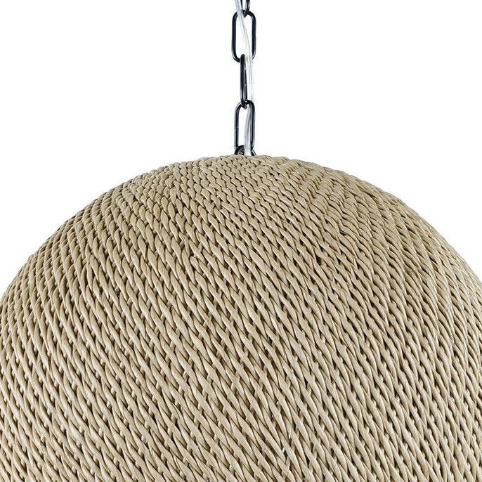 Indoor/Outdoor Wicker Weave Pendants - Nautical Luxuries