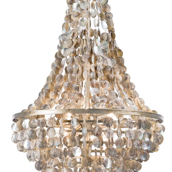 Catalina Abalone Shell Chandelier - Nautical Luxuries