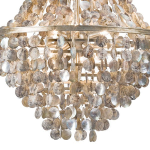 Catalina Abalone Shell Chandelier - Nautical Luxuries