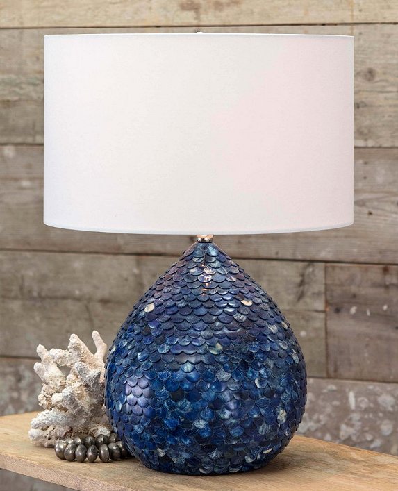 Indigo Siren Table Lamp - Nautical Luxuries