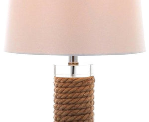 Rope Wrapped Column Lamp Set - Nautical Luxuries