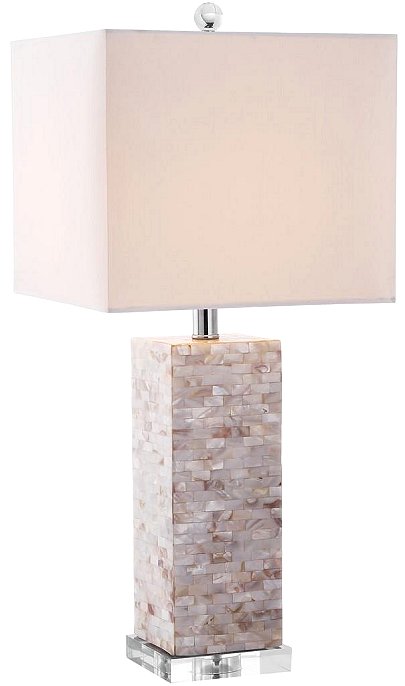 Shimmering Shells Mother of Pearl Table Lamp - Nautical Luxuries