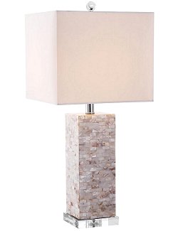 Shimmering Shells Mother of Pearl Table Lamp - Nautical Luxuries