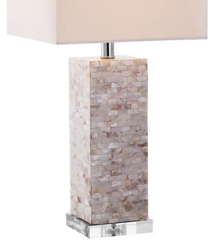 Shimmering Shells Mother of Pearl Table Lamp - Nautical Luxuries