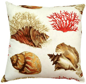 Conch Reef Accent Pillow - Nautical Luxuries