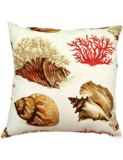 Conch Reef Accent Pillow - Nautical Luxuries