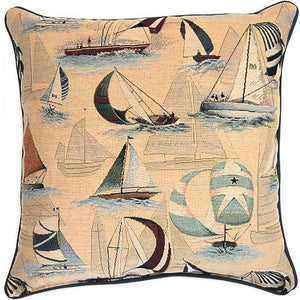 McGregor Sailing Yacht Pillow - Nautical Luxuries