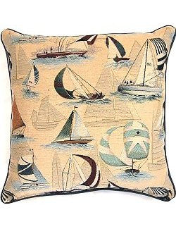 McGregor Sailing Yacht Pillow - Nautical Luxuries