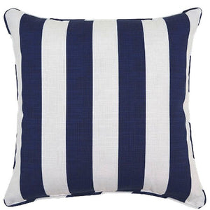 Cabana Stripe Indoor/Outdoor Poly Accent Pillows - Nautical Luxuries