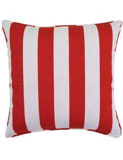 Cabana Stripe Indoor/Outdoor Poly Accent Pillows - Nautical Luxuries