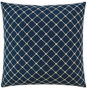 Deep Sea Knotted Net Pillow - Nautical Luxuries
