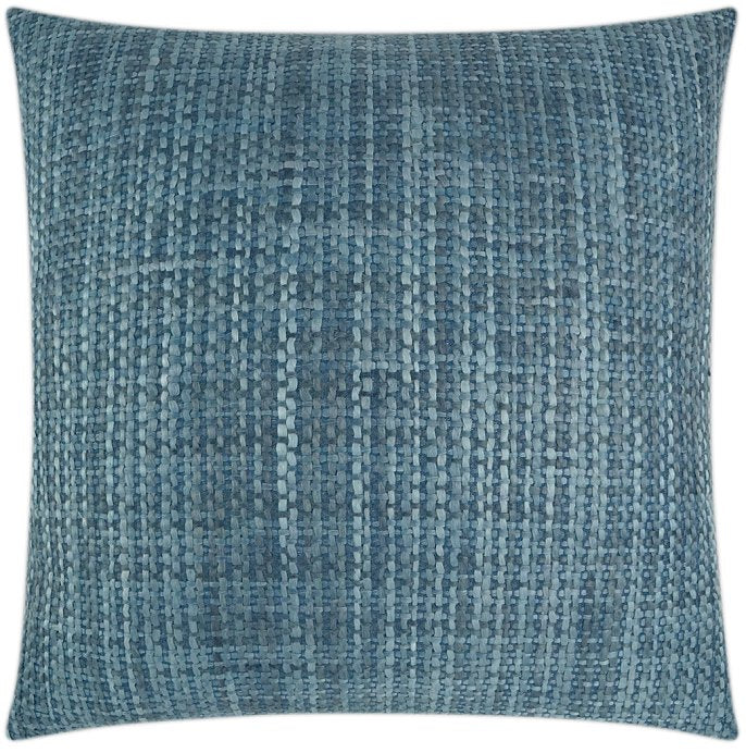 Bold Weave Ocean Blues Pillow - Nautical Luxuries