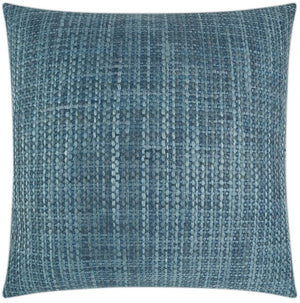 Bold Weave Ocean Blues Pillow - Nautical Luxuries