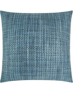 Bold Weave Ocean Blues Pillow - Nautical Luxuries