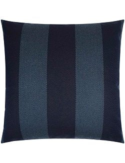 Contempo Neutrals Outdoor Pillows/Oceanside Stripe Indigo - Nautical Luxuries