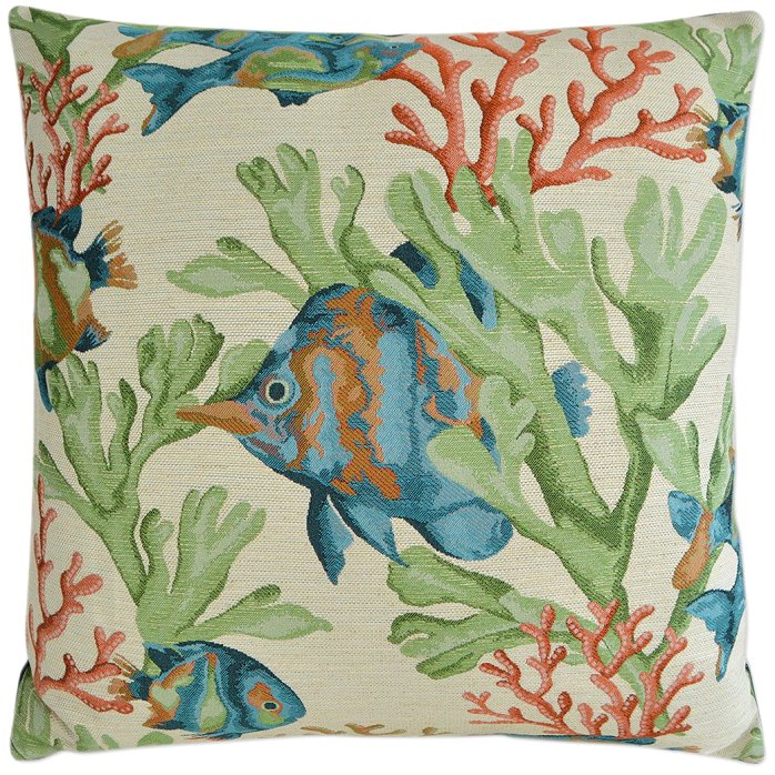 Contempo Indoor Pillows/Fish Life - Nautical Luxuries