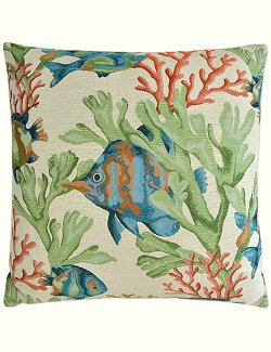 Contempo Indoor Pillows/Fish Life - Nautical Luxuries