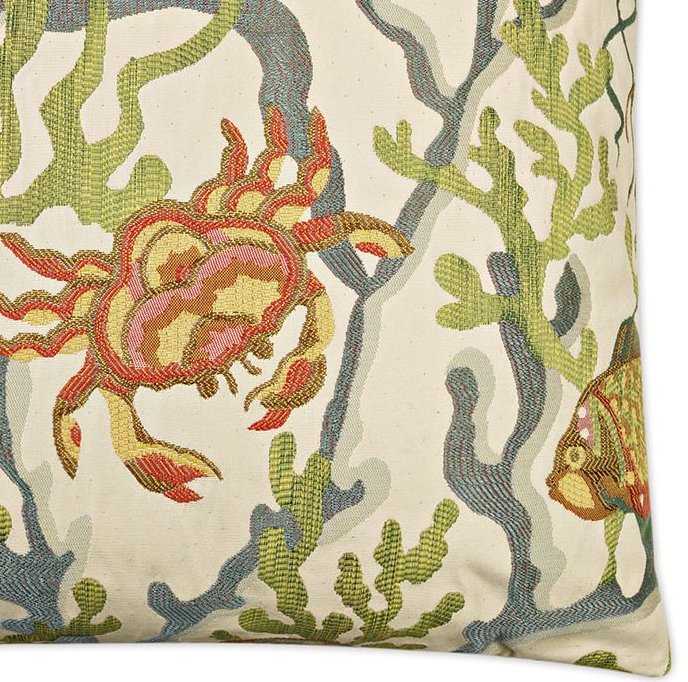 Contempo Indoor Pillows/Reef Crab - Nautical Luxuries