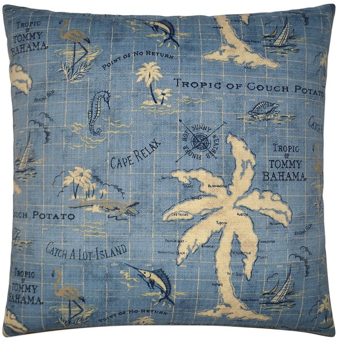 Contempo Outdoor Pillows/Rustic Islands - Nautical Luxuries