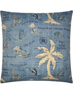 Contempo Outdoor Pillows/Rustic Islands - Nautical Luxuries