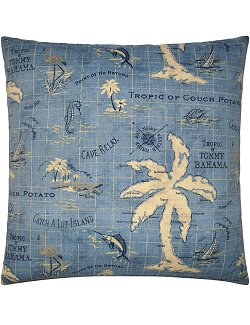 Contempo Outdoor Pillows/Rustic Islands - Nautical Luxuries