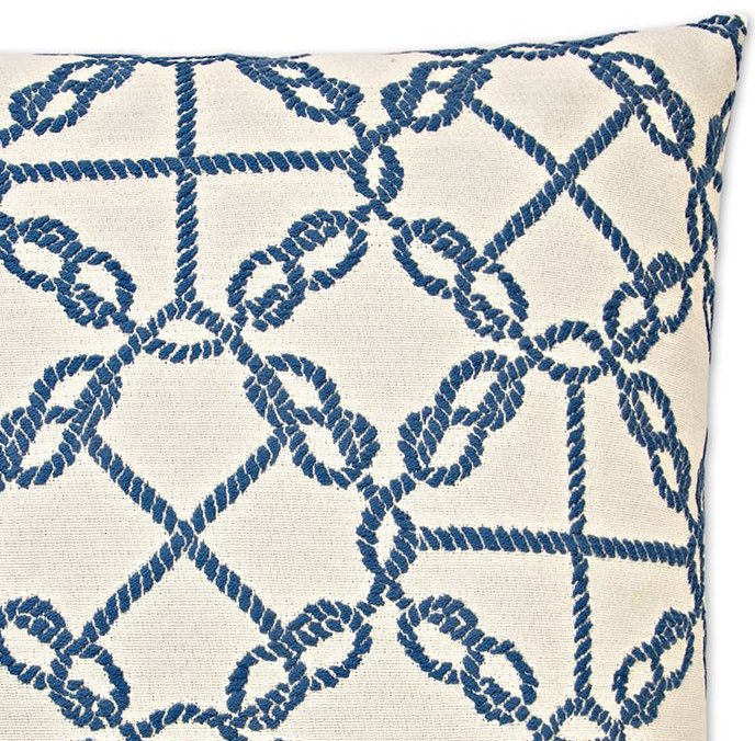 Contempo Indoor Pillows/Figure Eights Accent Pillow - Nautical Luxuries
