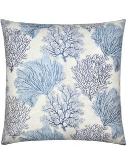 Contempo Indoor Pillows/Blue Coral Field - Nautical Luxuries