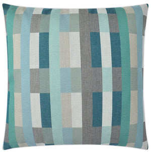 Contempo Neutrals Outdoor Pillows/Kiawah Beach Blues - Nautical Luxuries