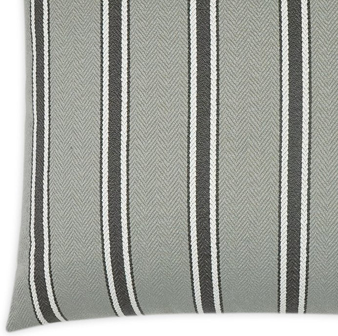 Contempo Neutrals Outdoor Pillows/Sausalito Stripe Grey - Nautical Luxuries
