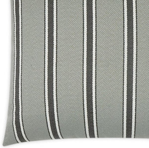 Contempo Neutrals Outdoor Pillows/Sausalito Stripe Grey - Nautical Luxuries