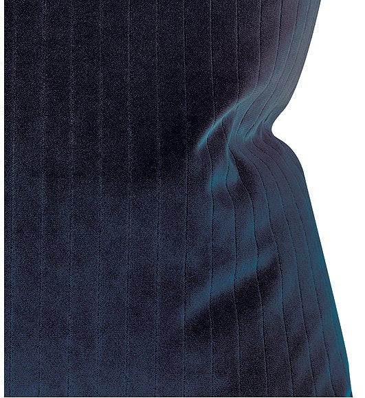 Indigo Suited Velvet Accent Pillow - Nautical Luxuries