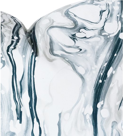 Marble Splash Accent Pillow - Nautical Luxuries