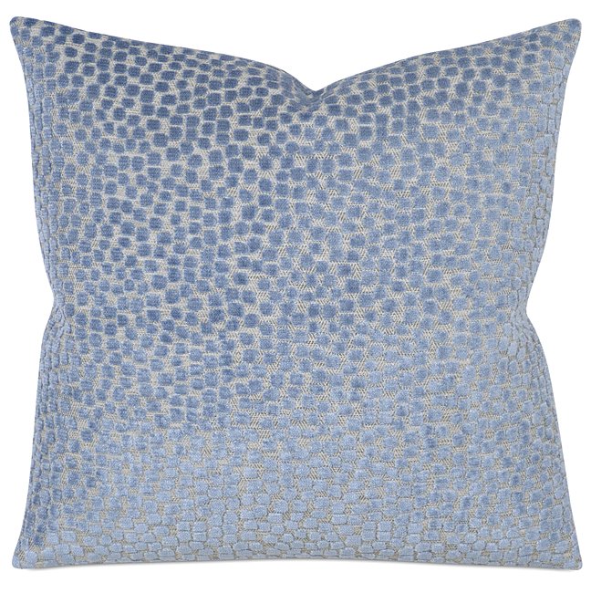 Water Shadows Velvet Accent Pillow - Nautical Luxuries