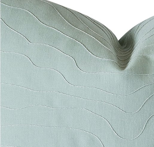 Silvery Ripples Spa Accent Pillow - Nautical Luxuries