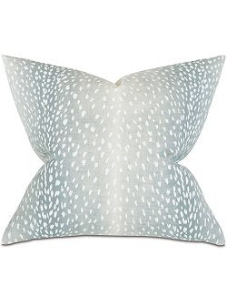 Aqua Fawn Ombre Accent Pillow - Nautical Luxuries