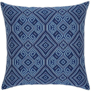 Midnight Tile Sunbrella® Outdoor Pillows - Nautical Luxuries