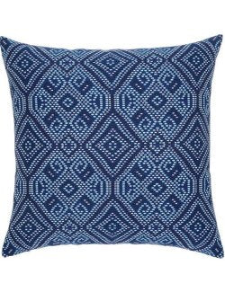 Midnight Tile Sunbrella® Outdoor Pillows - Nautical Luxuries