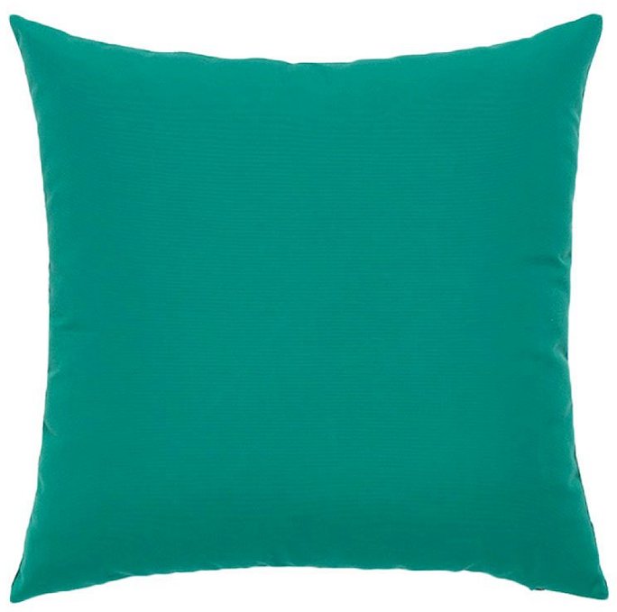 Textured Touch Emerald Sunbrella® Outdoor Pillow - Nautical Luxuries