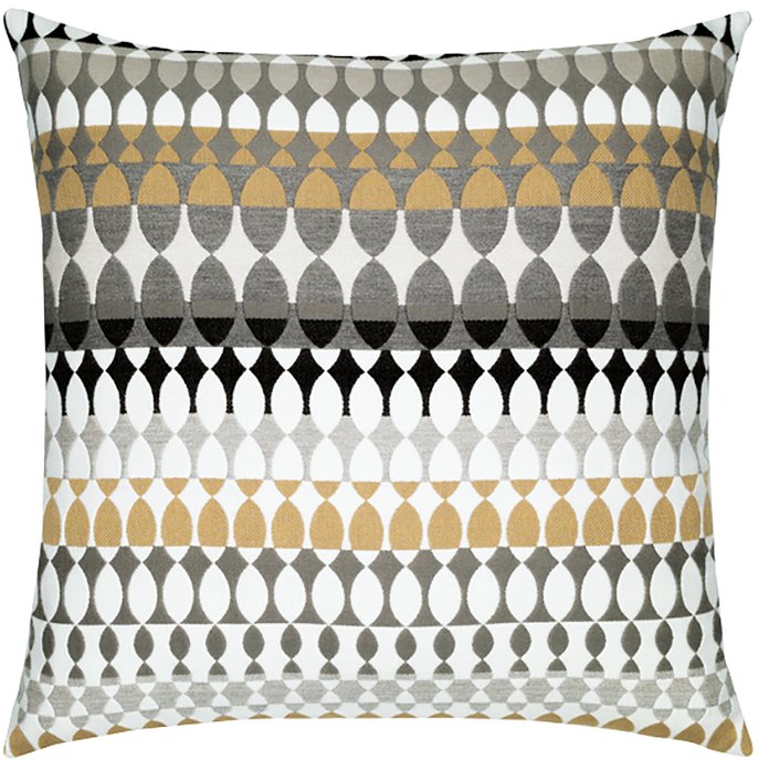 Sand Dune Geometric Sunbrella® Outdoor Pillows - Nautical Luxuries