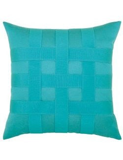 Basket Weave Sunbrella® Outdoor Pillows (5 Colors) - Nautical Luxuries