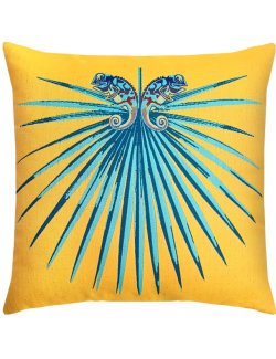 Tropics Chameleon Sunbrella® Outdoor Pillows - Nautical Luxuries