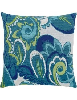 Floral Print Sunbrella® Outdoor Pillows (3 Colors) - Nautical Luxuries