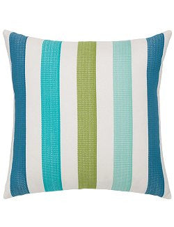 Mediterranean Stripe Sunbrella® Outdoor Pillows - Nautical Luxuries
