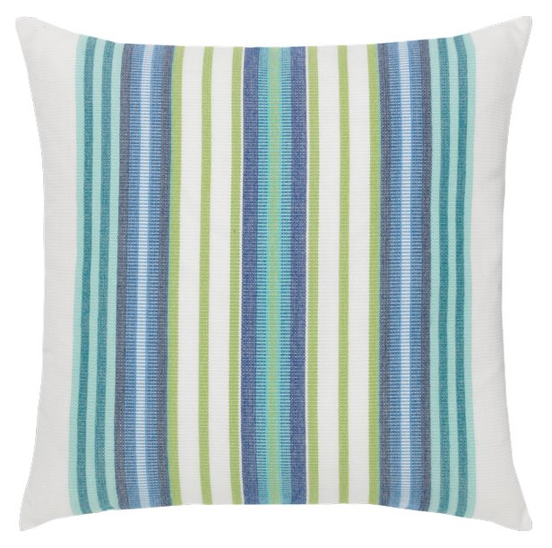 Summer Season Stripe Sunbrella® Outdoor Pillows - Nautical Luxuries