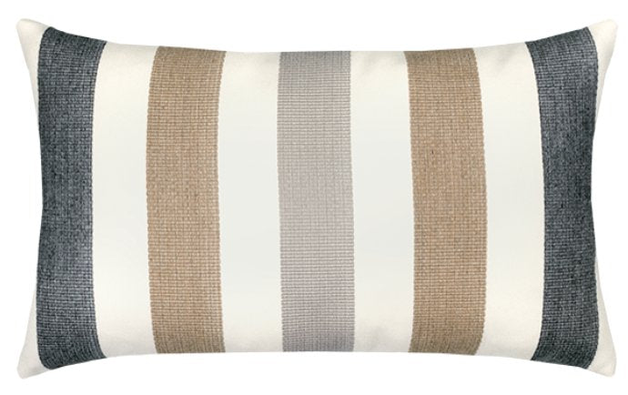 Dunes Striped Sunbrella® Outdoor Pillows - Nautical Luxuries