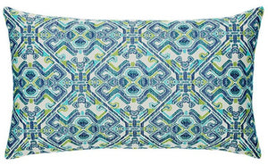 Delphi Print Sunbrella® Outdoor Pillows - Nautical Luxuries