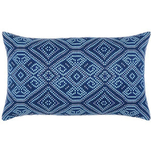 Midnight Tile Sunbrella® Outdoor Pillows - Nautical Luxuries