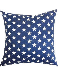 Patriotic Stars Down-Filled Pillows - Nautical Luxuries