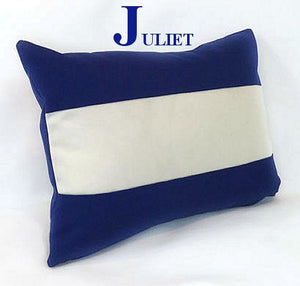 Sunbrella® Outdoor Nautical Code Flag Pillows - Nautical Luxuries
